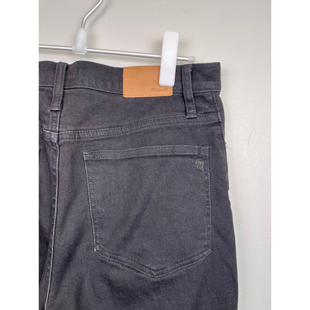 Madewell‎ Classic Straight Jean High Rise Faded Black Denim Size 27 - Picture 6 of 8